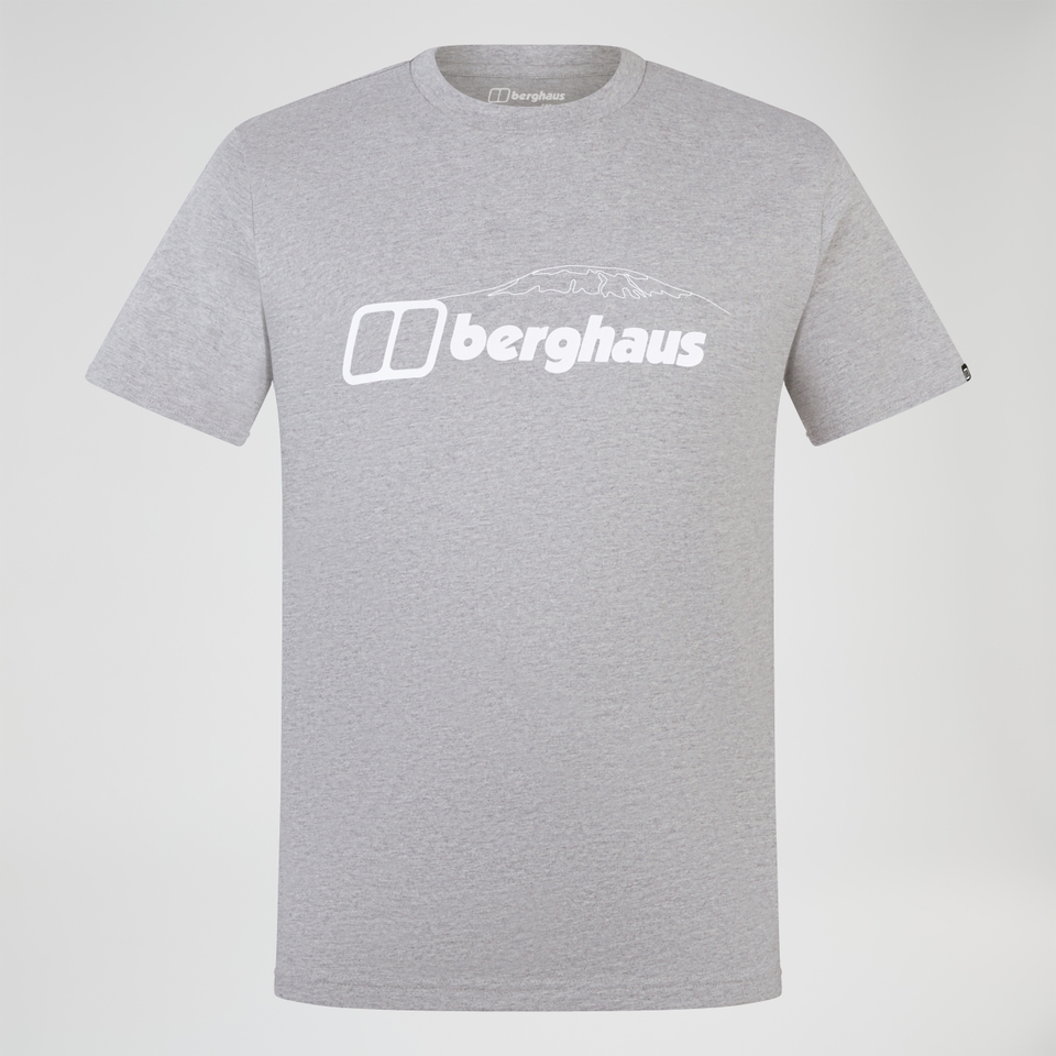 Mountain Checklist Kurzarm Shirt für Herren - Grau