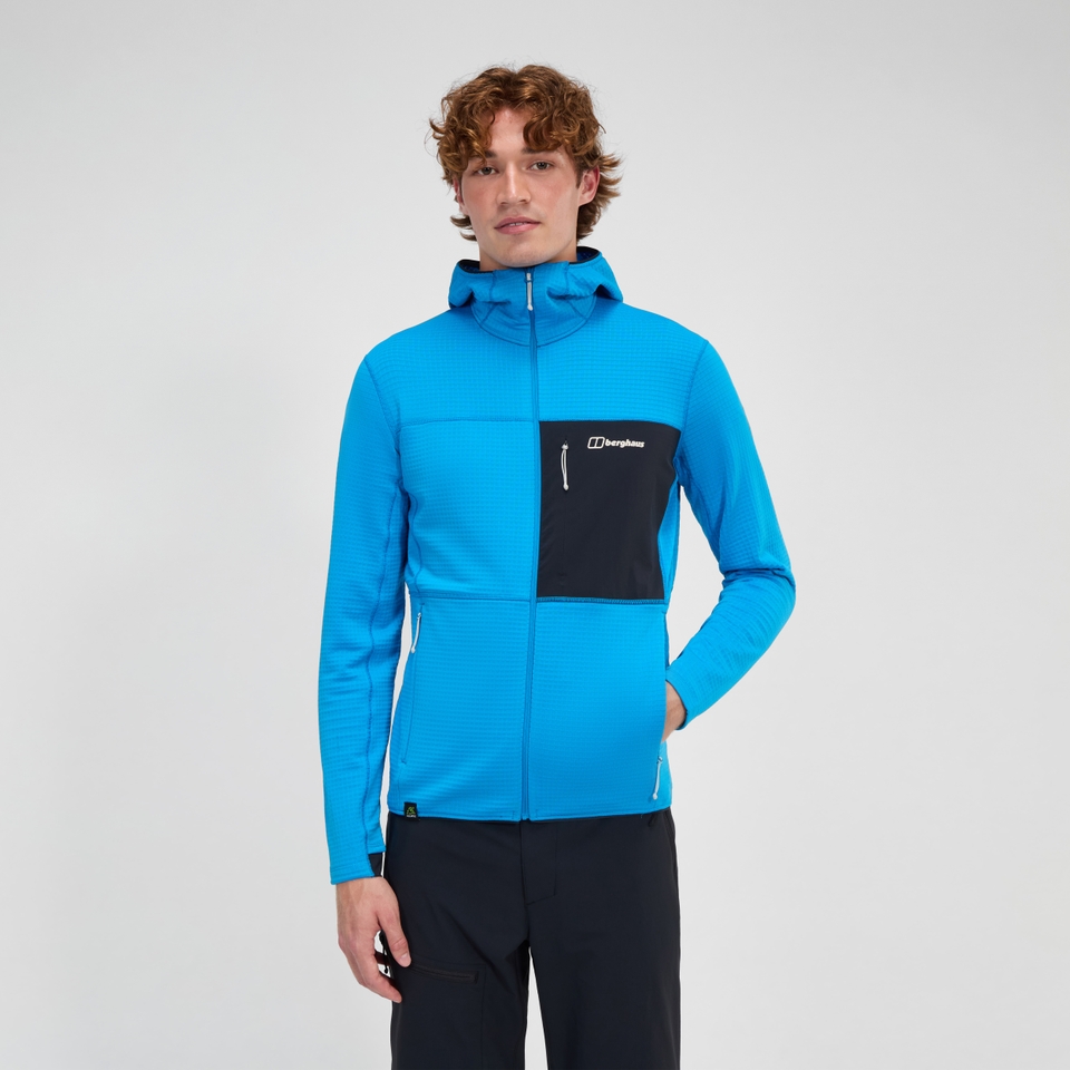Ridge-Hiker Kapuzenjacke für Herren - Blau/Schwarz