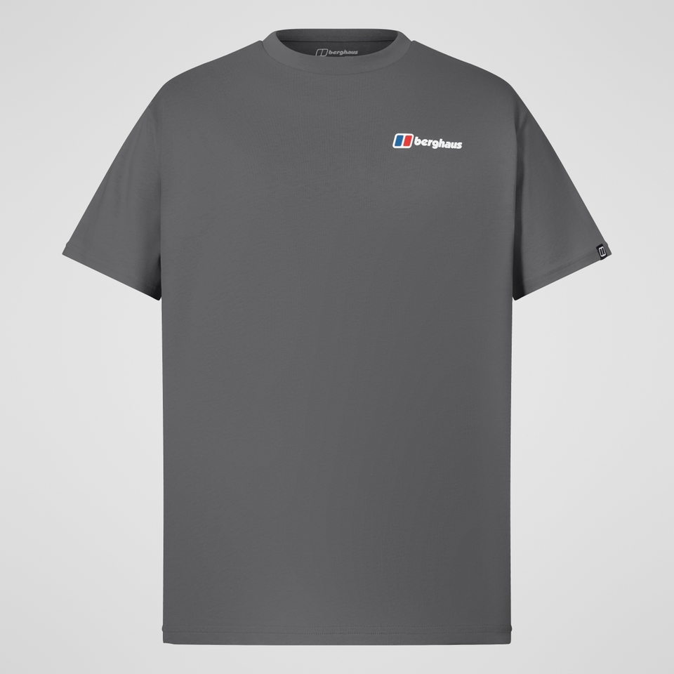 Dotted Mountain Tee für Herren - Grau
