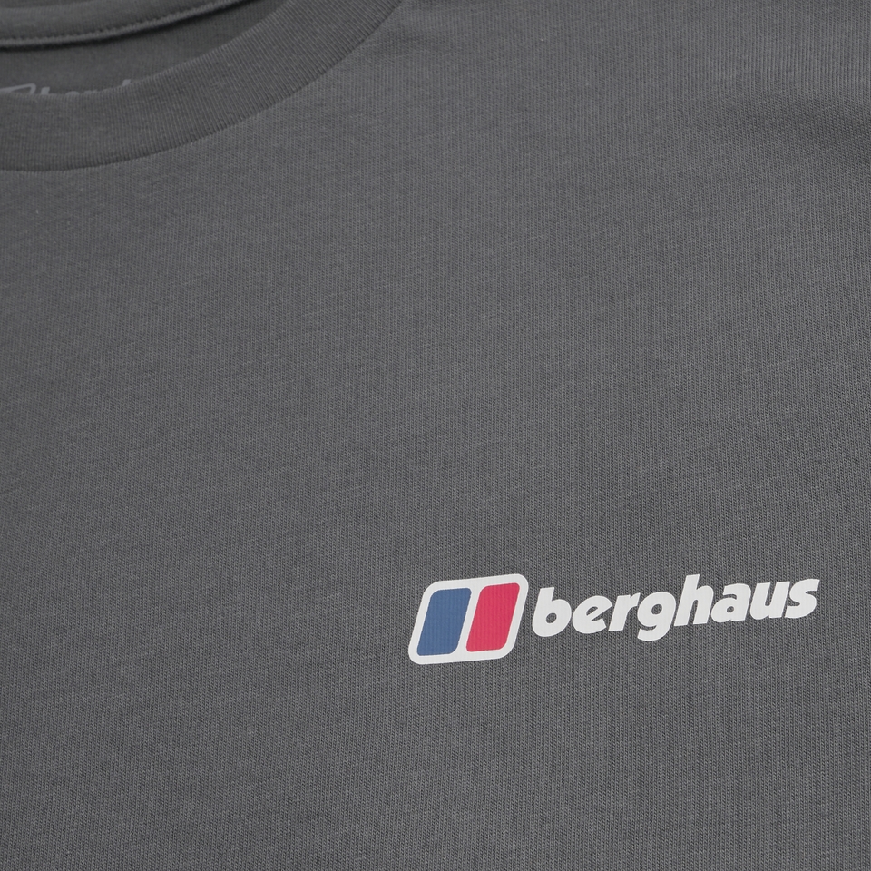 Dotted Mountain Tee für Herren - Grau