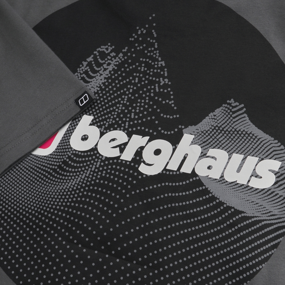 Dotted Mountain Tee für Herren - Grau