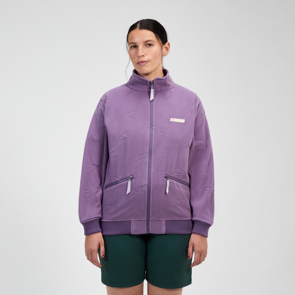 Unisex Daily Nature Interactive Fleece - Purple