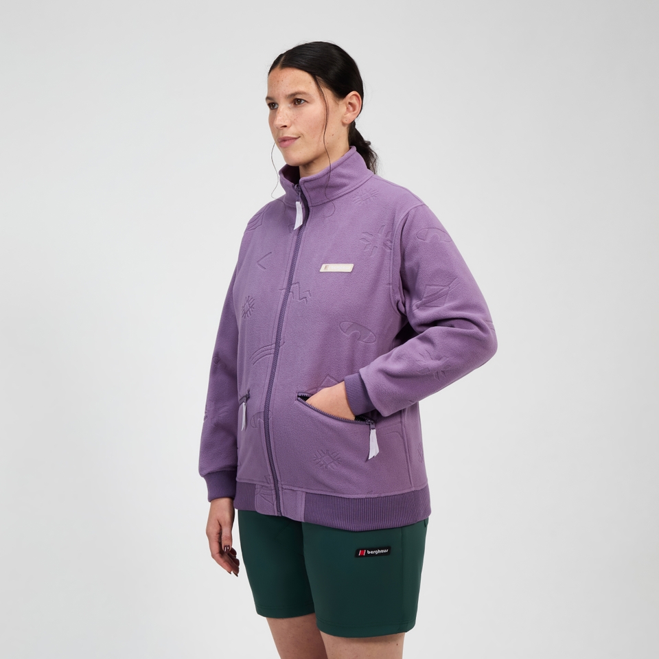 Unisex Daily Nature Interactive Fleece - Purple