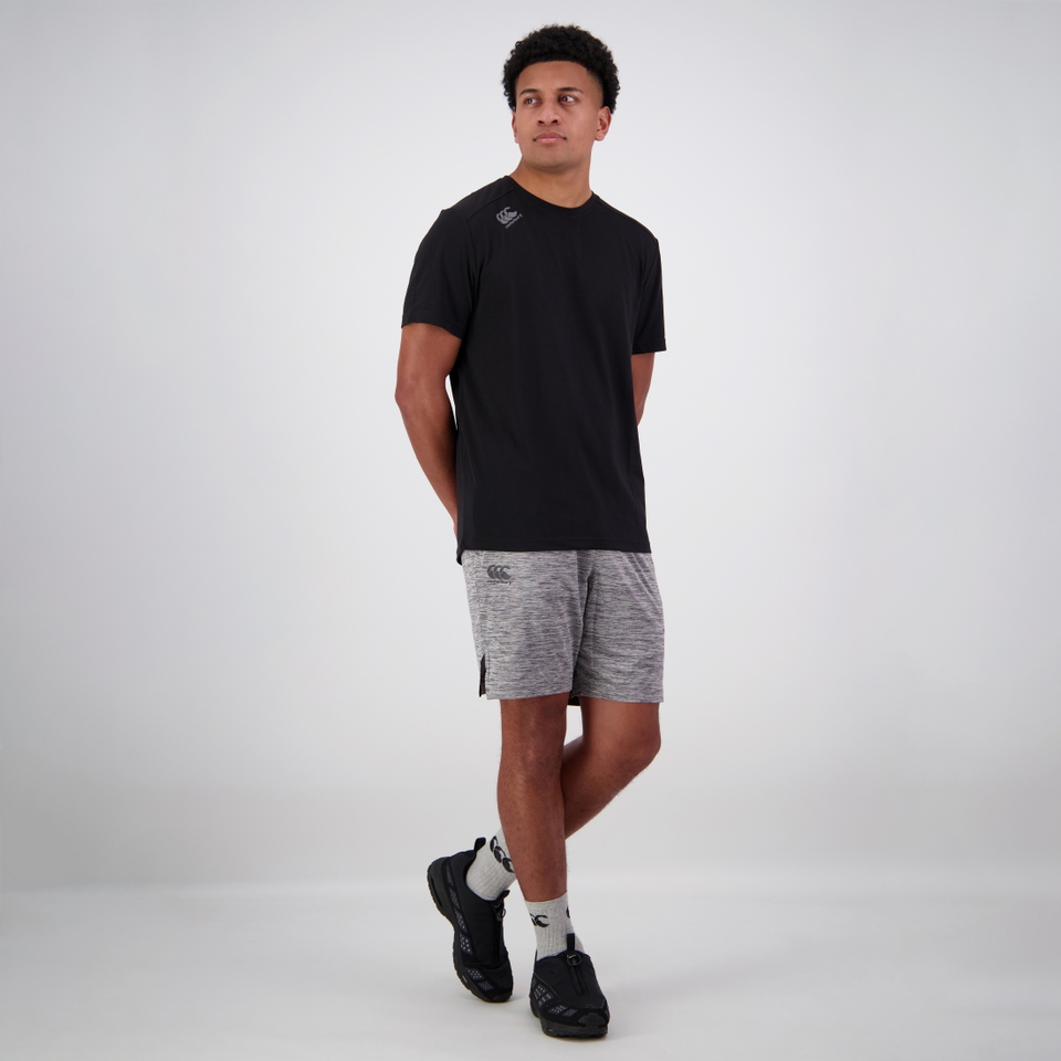 MENS VAPODRI TEMPO TEE  BLACK
