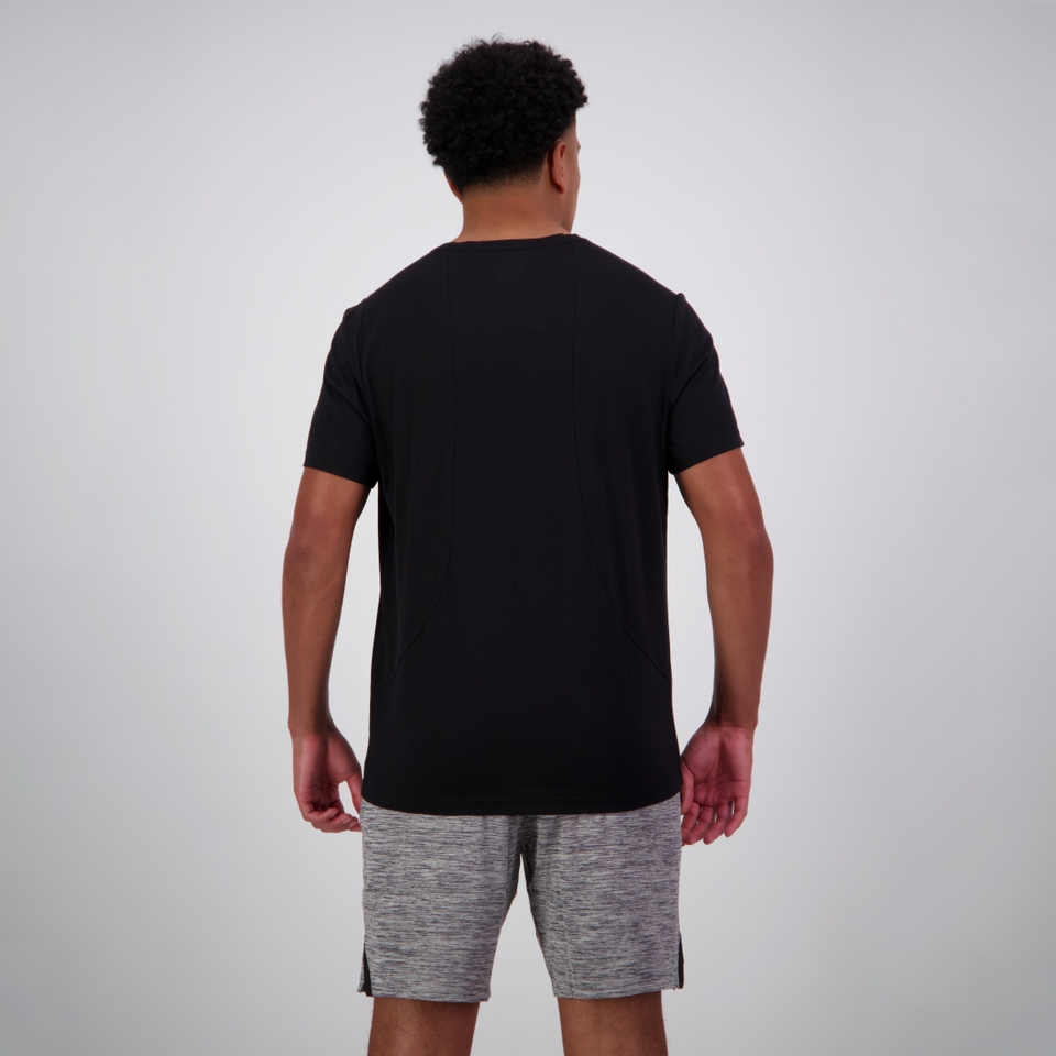 MENS VAPODRI TEMPO TEE  BLACK