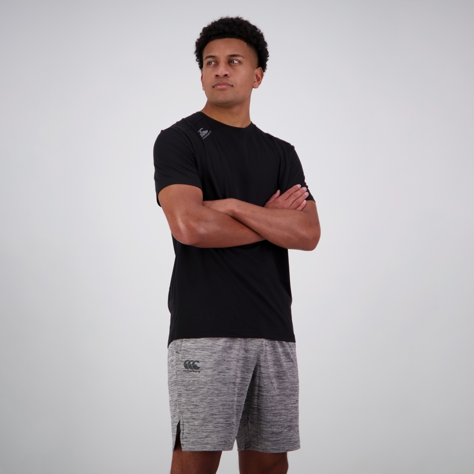 MENS VAPODRI TEMPO TEE  BLACK
