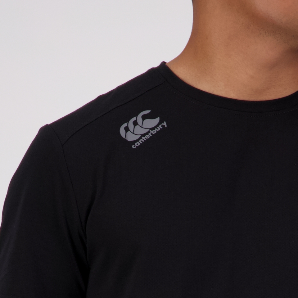 MENS VAPODRI TEMPO TEE  BLACK