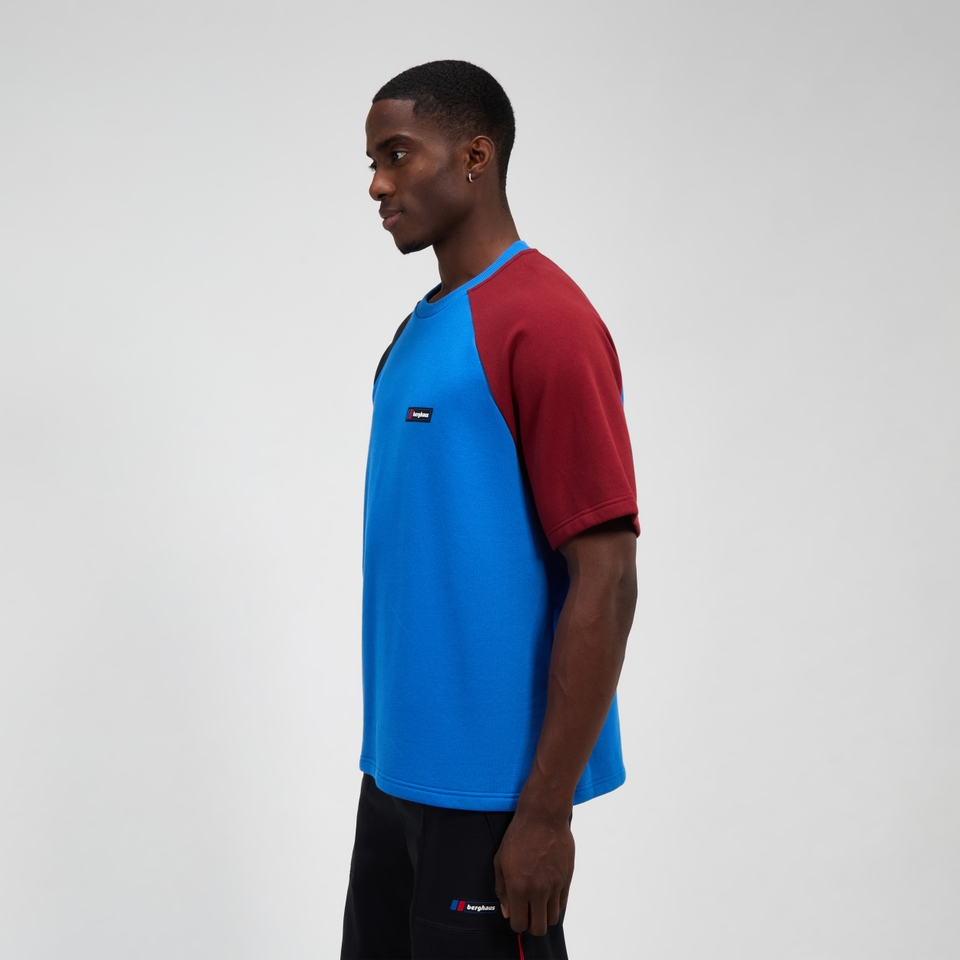 Unisex Storm 25 Kurzarm Shirt - Blau/Rot