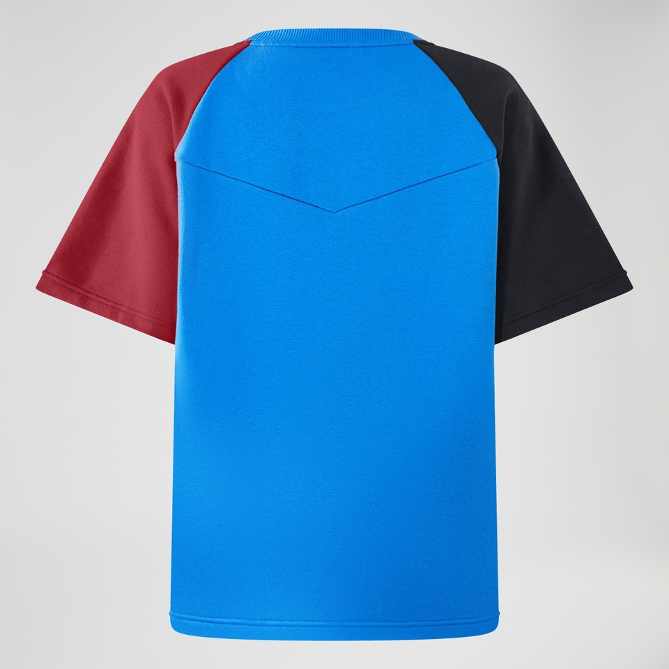 Unisex Storm 25 Kurzarm Shirt - Blau/Rot