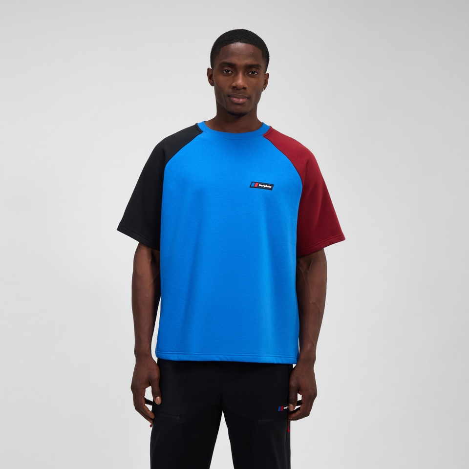 Unisex Storm 25 Kurzarm Shirt - Blau/Rot