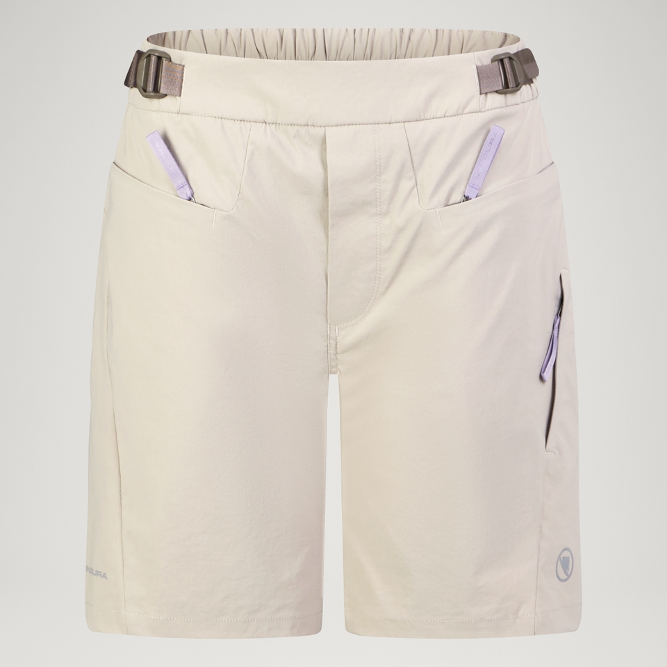 SULTRAC Adv 8" Shorts mit Innenhose für Damen - Grau