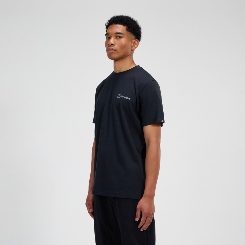 Grappled Kurzarm Shirt für Herren - Schwarz