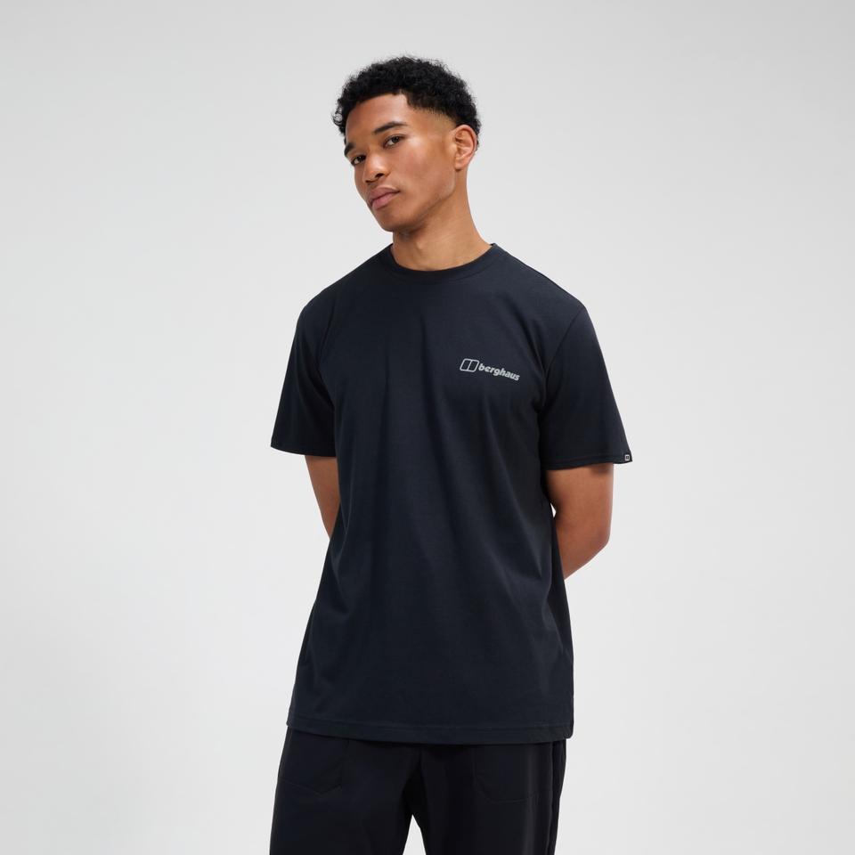 Grappled Kurzarm Shirt für Herren - Schwarz