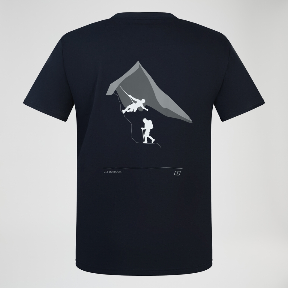Grappled Kurzarm Shirt für Herren - Schwarz