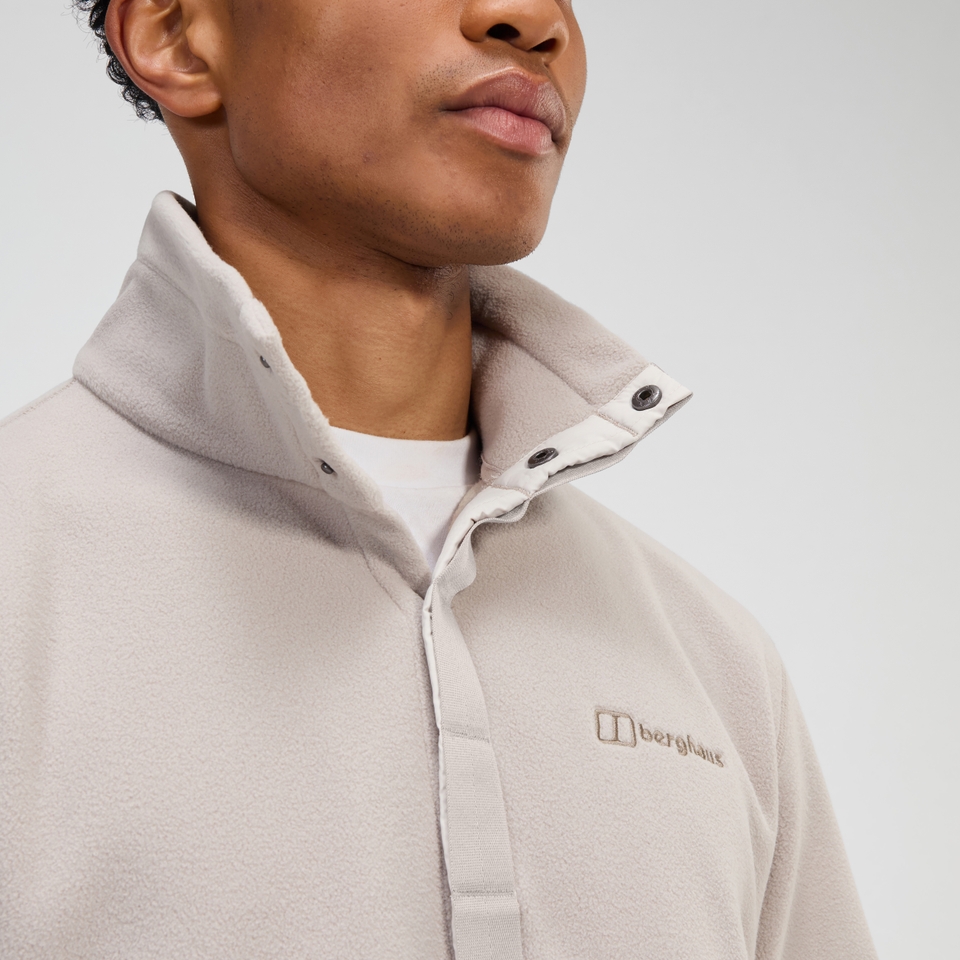 Men's Felltop Snap Fleece Pullover - Grey