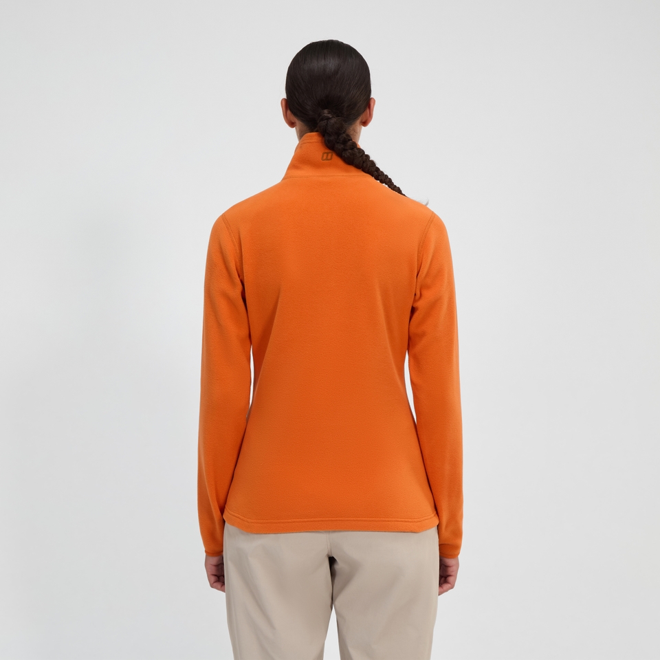 Women's Prism 2.0 Micro Half Zip Polartec Fleece - Orange