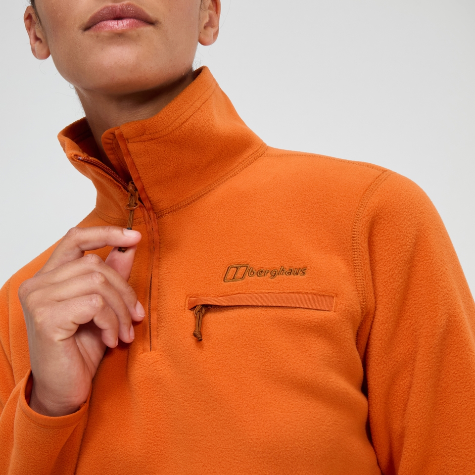 Women's Prism 2.0 Micro Half Zip Polartec Fleece - Orange
