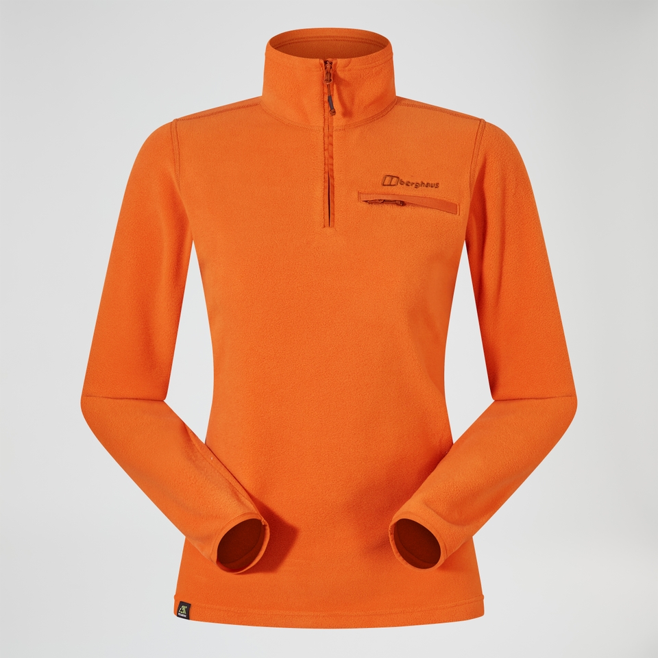 Women's Prism 2.0 Micro Half Zip Polartec Fleece - Orange
