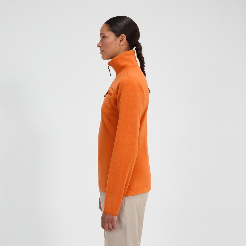 Women's Prism 2.0 Micro Half Zip Polartec Fleece - Orange