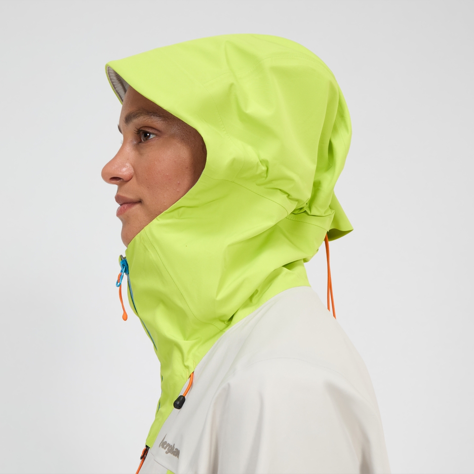 Women's Ridge-Seeker Waterproof Jacket - Grey/Yellow
