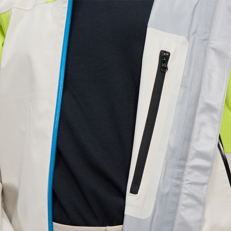 Women's Ridge-Seeker Waterproof Jacket - Grey/Yellow