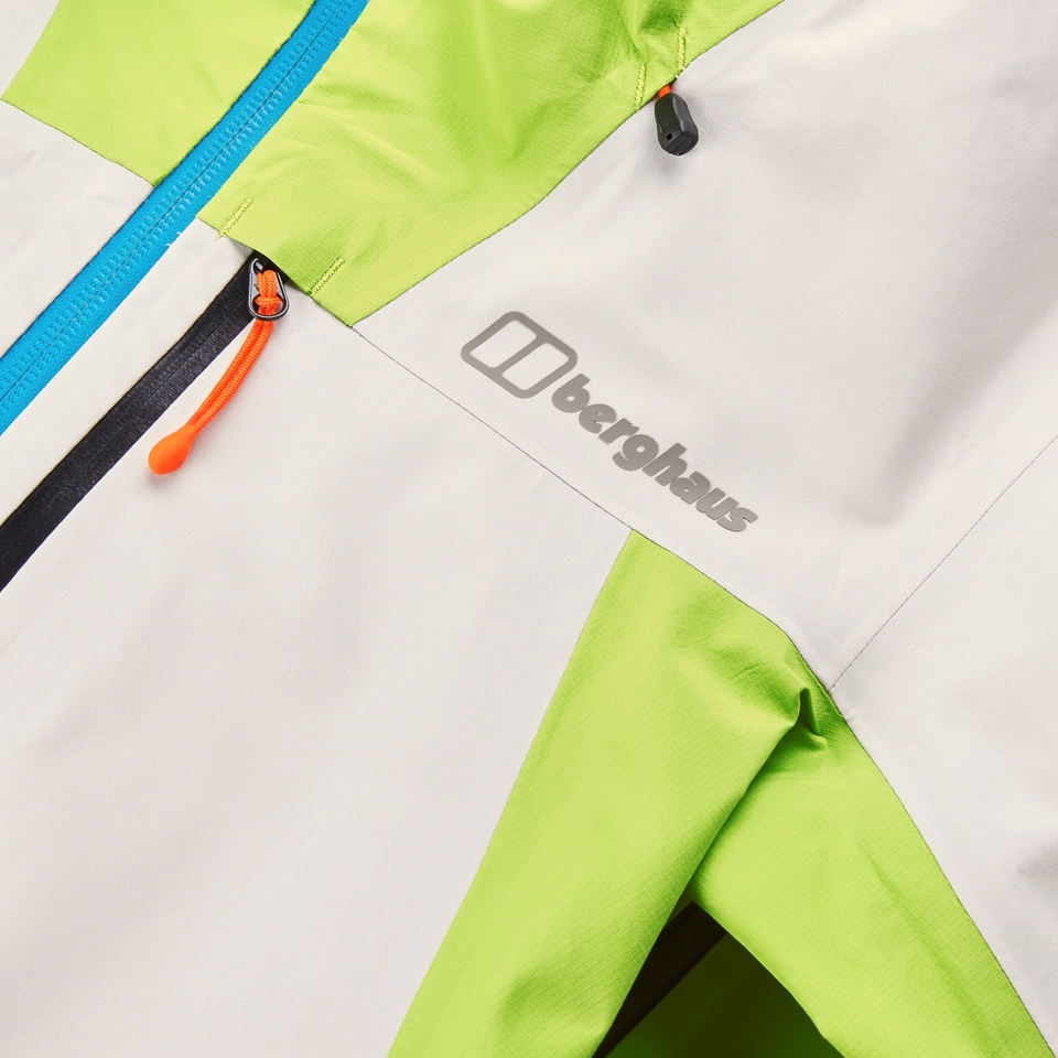 Women's Ridge-Seeker Waterproof Jacket - Grey/Yellow
