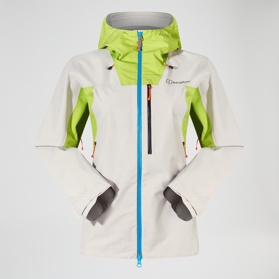 Women's Ridge-Seeker Waterproof Jacket - Grey/Yellow