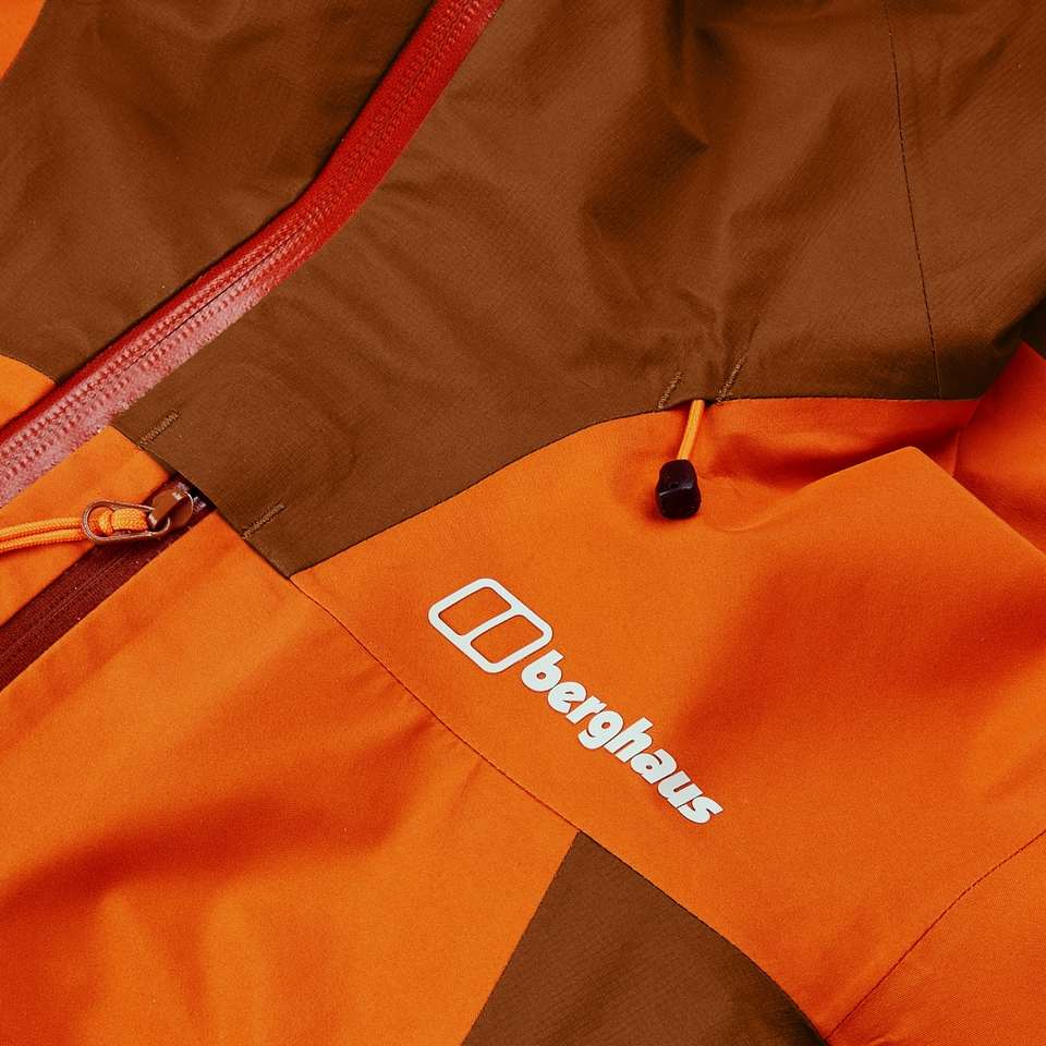 Women's Ridge-Seeker Waterproof Jacket - Orange/Brown