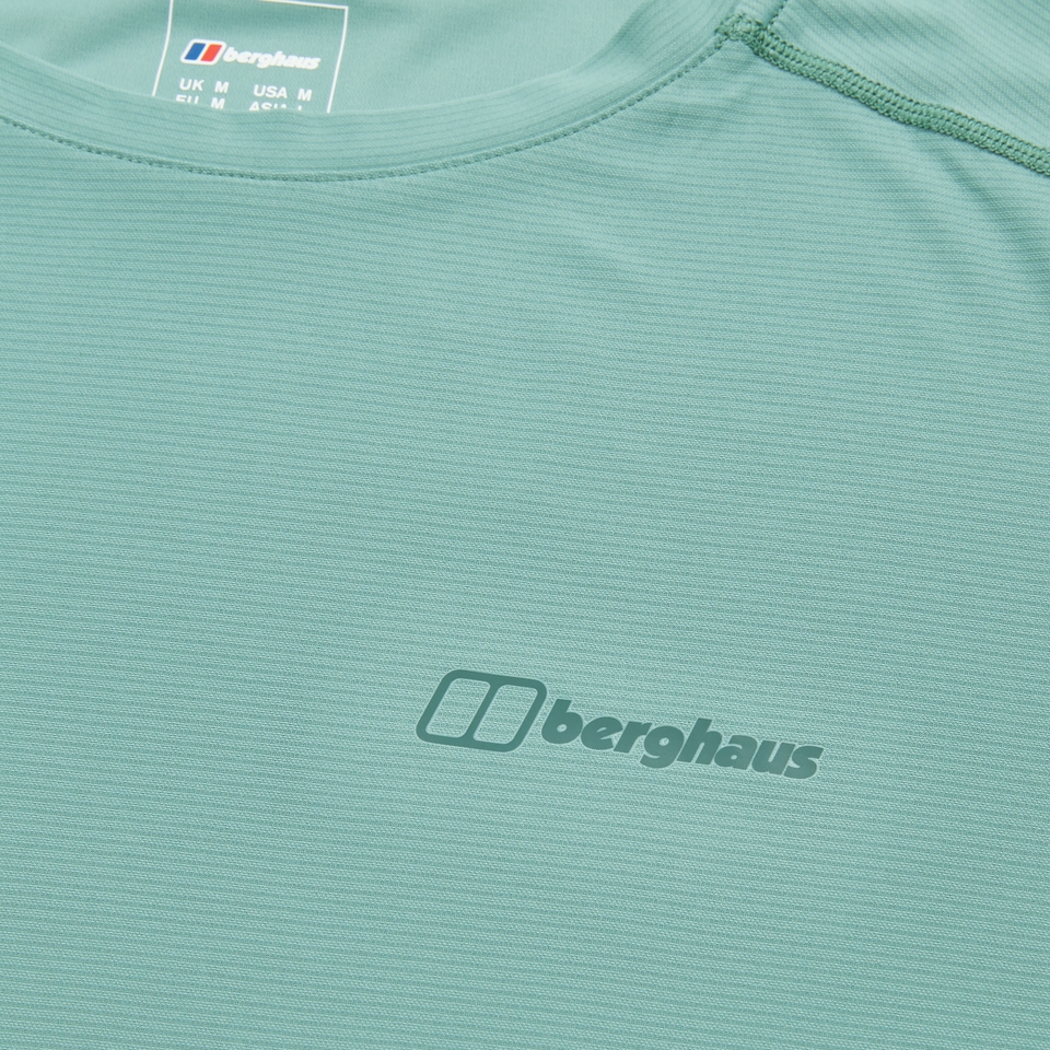 Men's 24/7 Crew Long Sleeve Tech Tee - Green