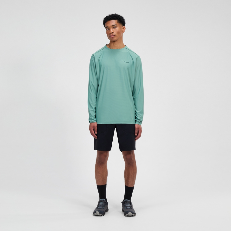 24/7 Long Sleeve Tech T-Shirt für Herren - Grün