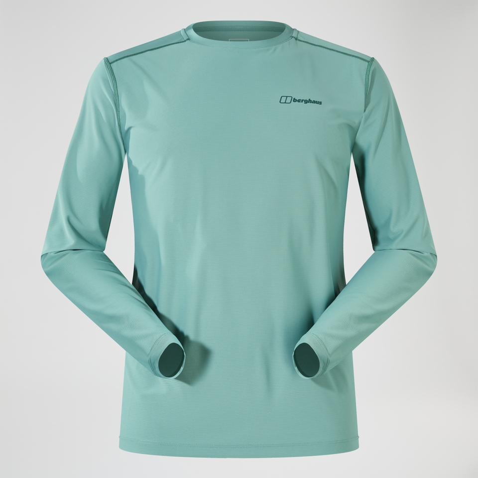 24/7 Long Sleeve Tech T-Shirt für Herren - Grün