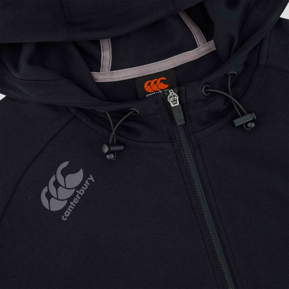 MENS VAPODRI FULL ZIP TEMPO HOODY BLACK