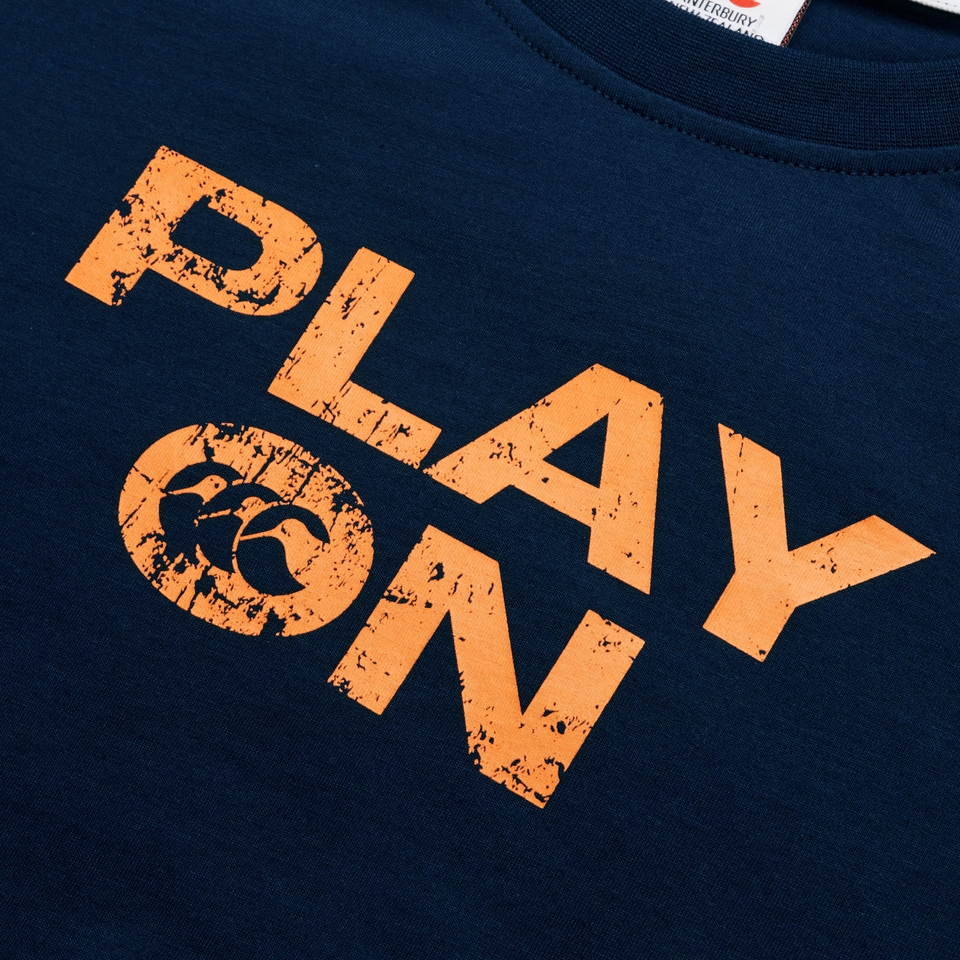 JUNIOR UNISEX NO DROP KICKS TEE NAVY