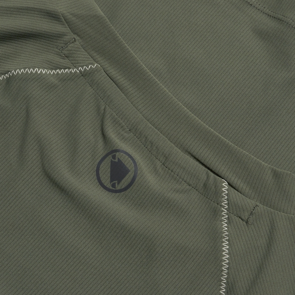 SULTRAC langärmeliges Crop-T-Shirt Damen - Grün