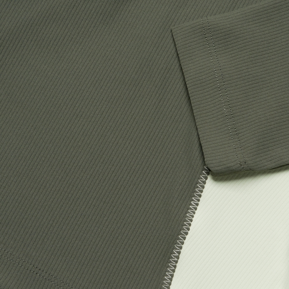SULTRAC langärmeliges Crop-T-Shirt Damen - Grün