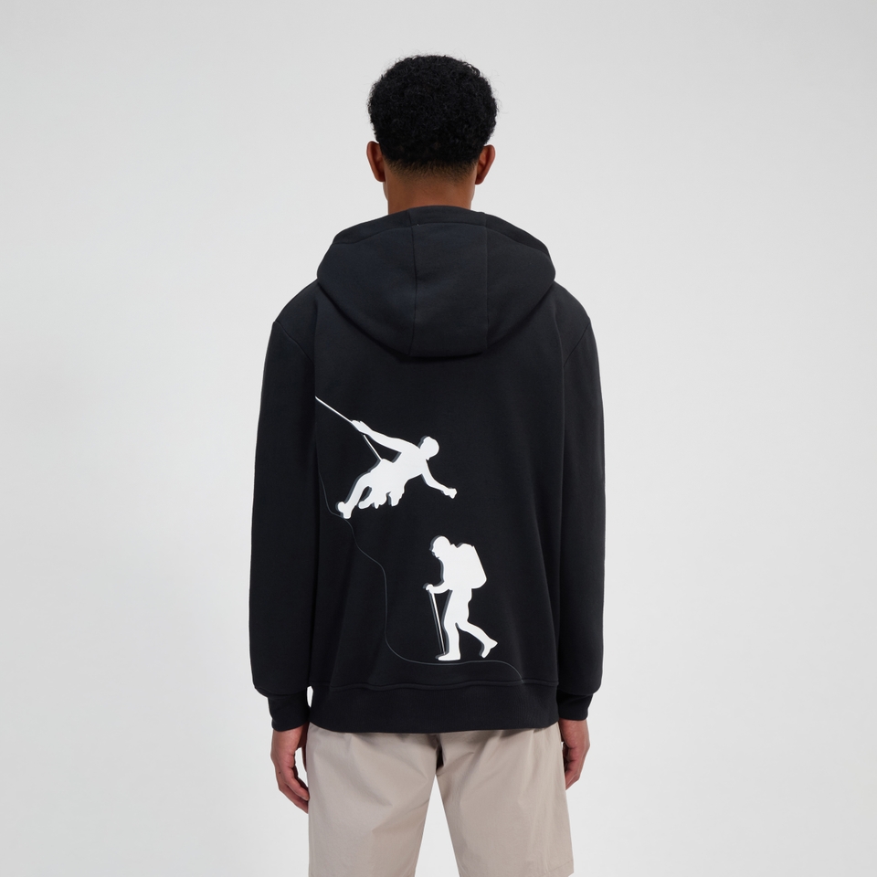 Men's Grappled Hoody - Black