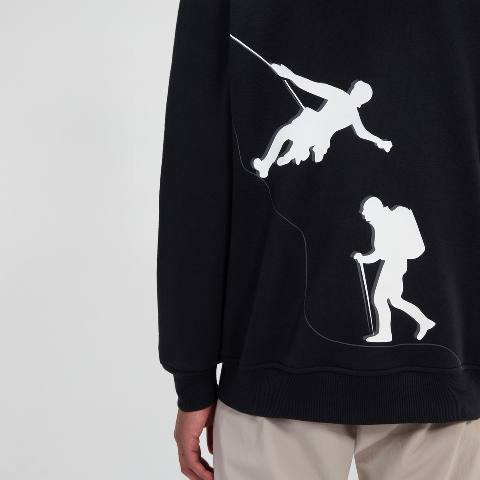 Men's Grappled Hoody - Black