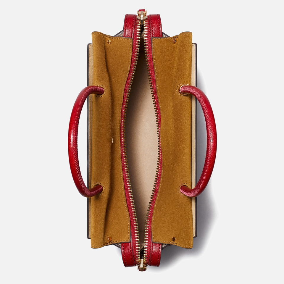 Tory Burch Mercer Textures Leather Satchel