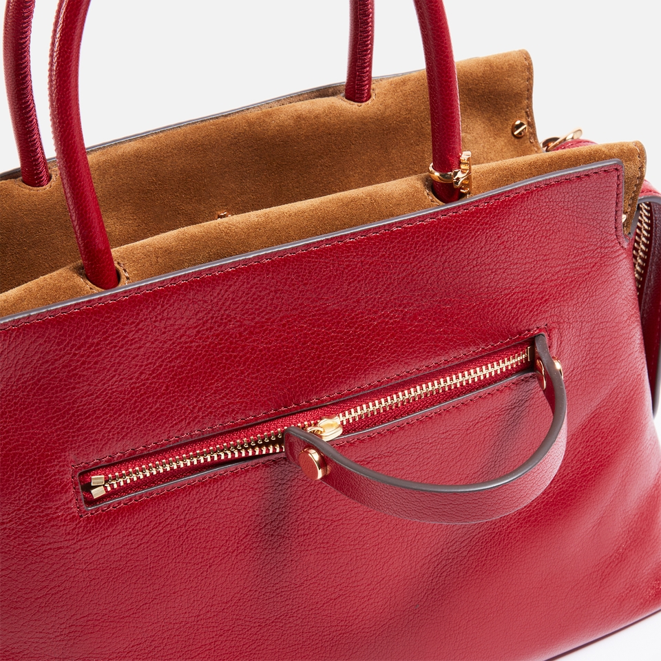 Tory Burch Mercer Textures Leather Satchel