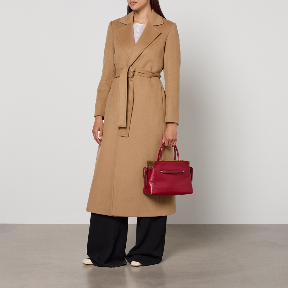 Tory Burch Mercer Textures Leather Satchel