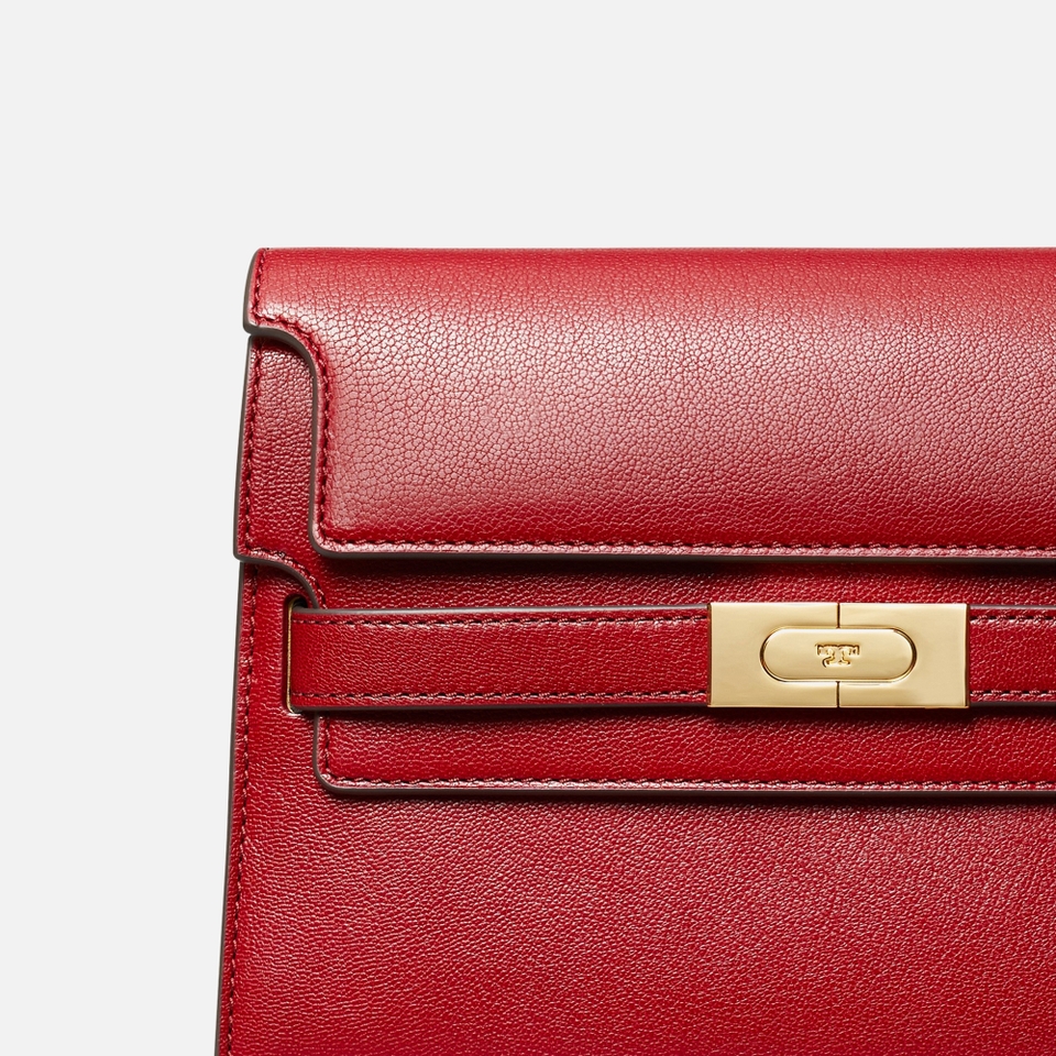 Tory Burch Lee Radziwill Textured Leather Shoulder Bag