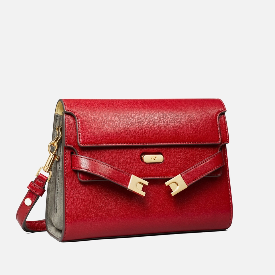 Tory Burch Lee Radziwill Textured Leather Shoulder Bag