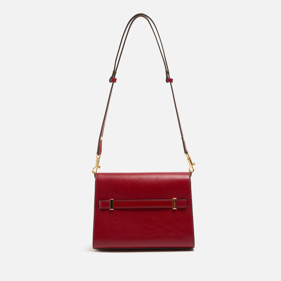 Tory Burch Lee Radziwill Textured Leather Shoulder Bag