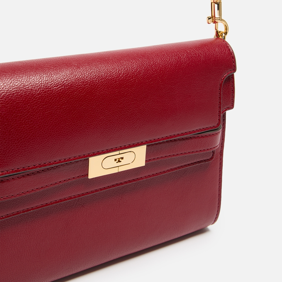 Tory Burch Lee Radziwill Textured Leather Shoulder Bag