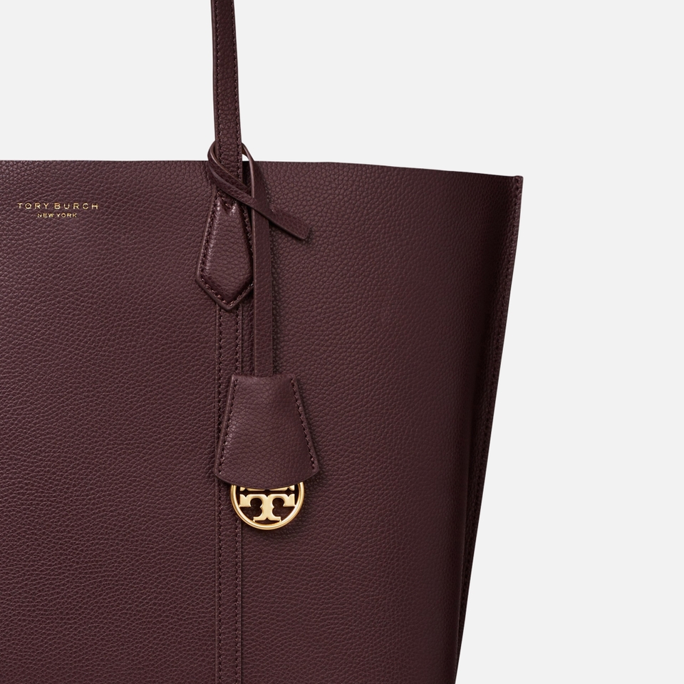 Tory Burch Perry Triple-Compartment Leather Tote