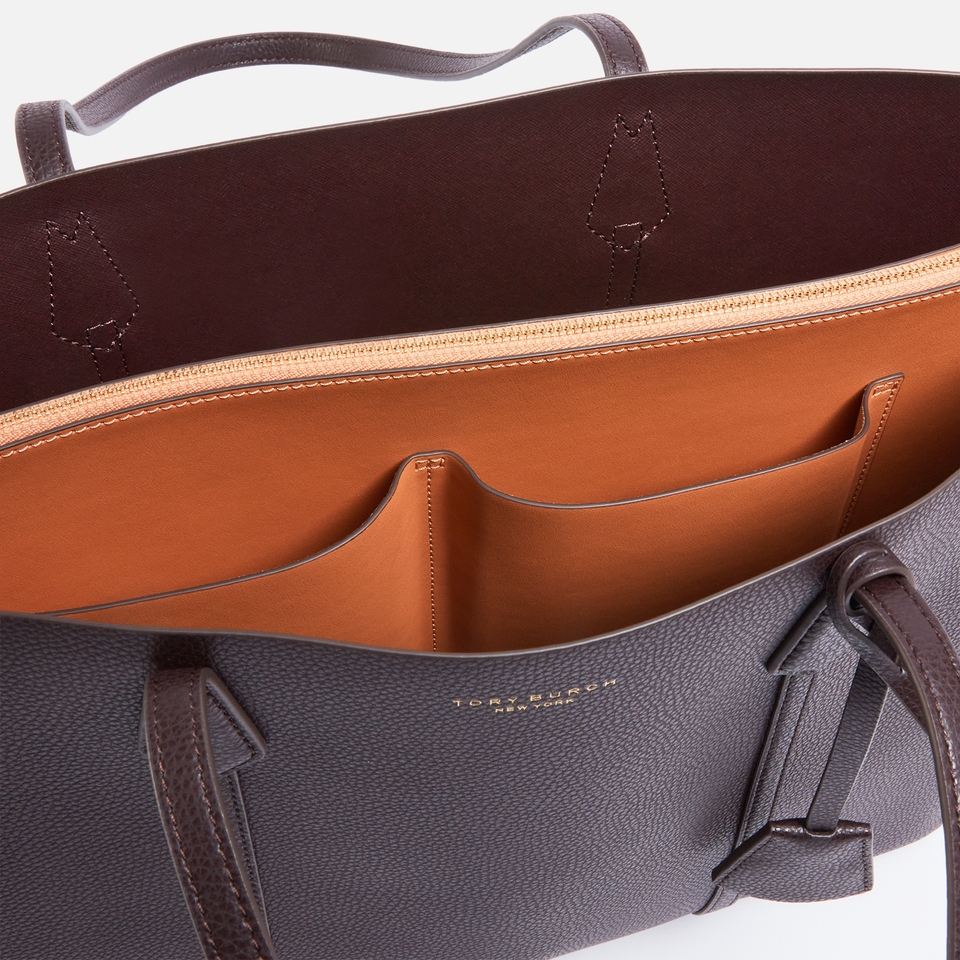 Tory Burch Perry Triple-Compartment Leather Tote