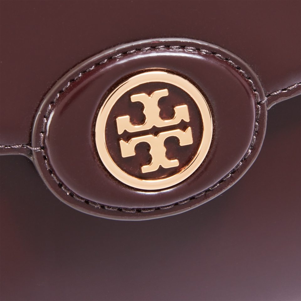 Tory Burch Robinson Spazzolato Convertible Leather Shoulder Bag
