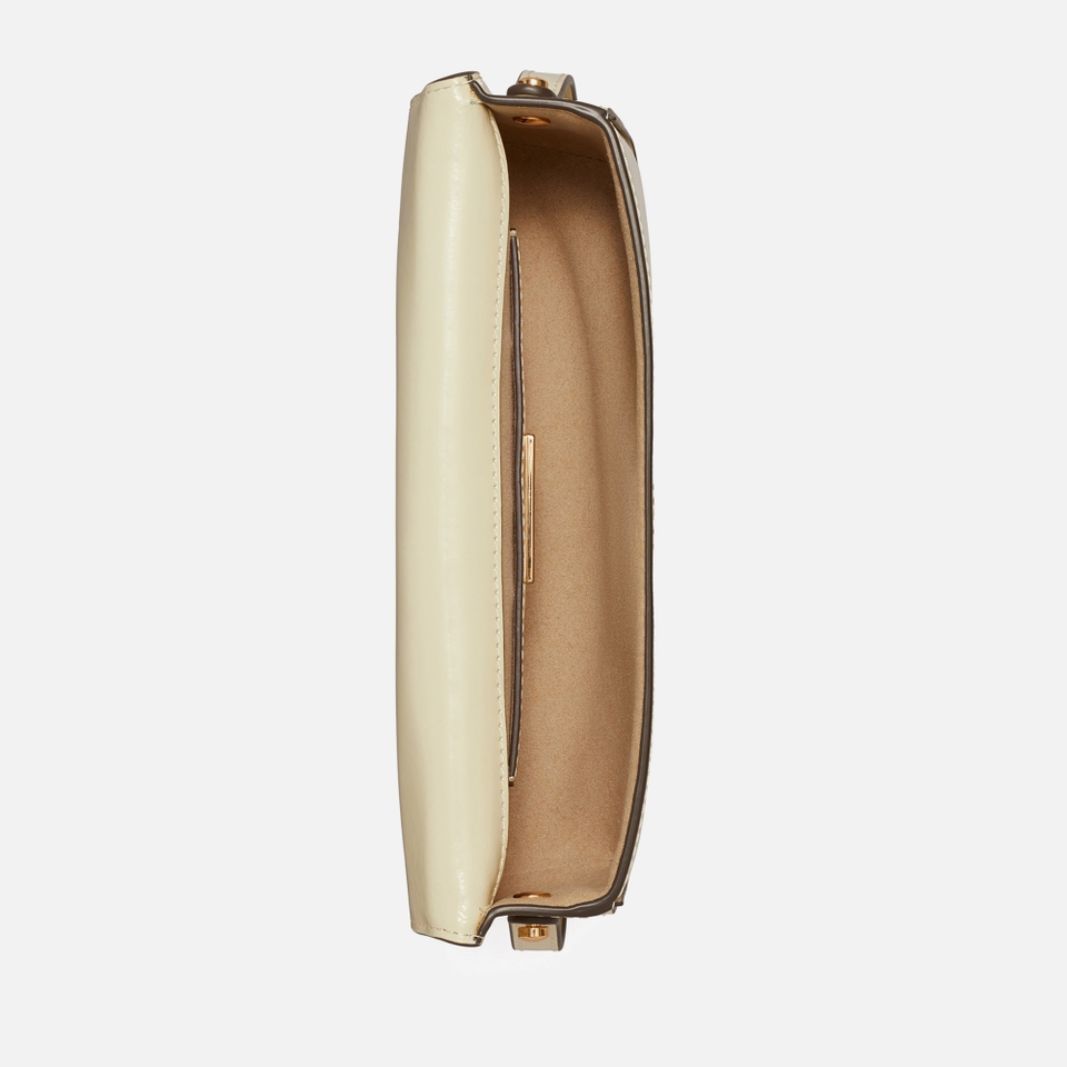 Tory Burch Robinson Spazzolato Leather Shoulder Bag