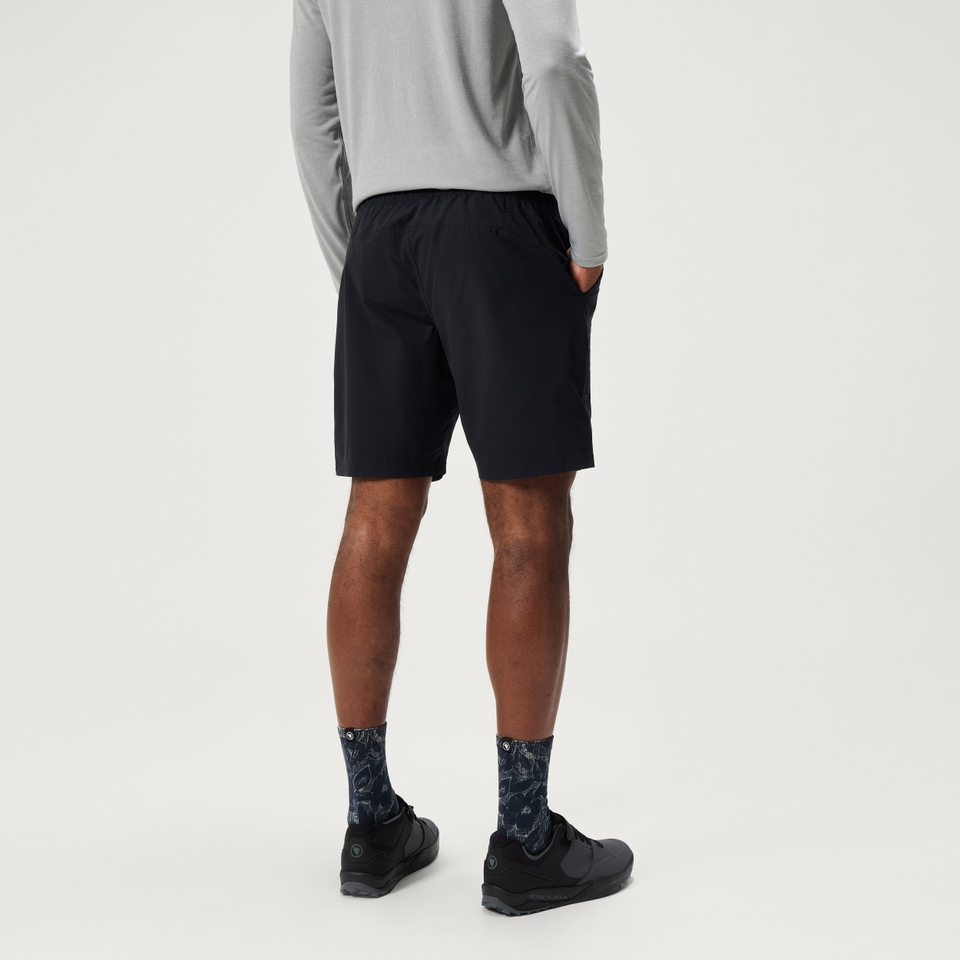Men's Loop Baggy Shorts (With Liner) - Black