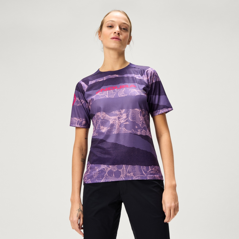 Women's PATCHWORK LTD Printed S/S Tee - Bramble